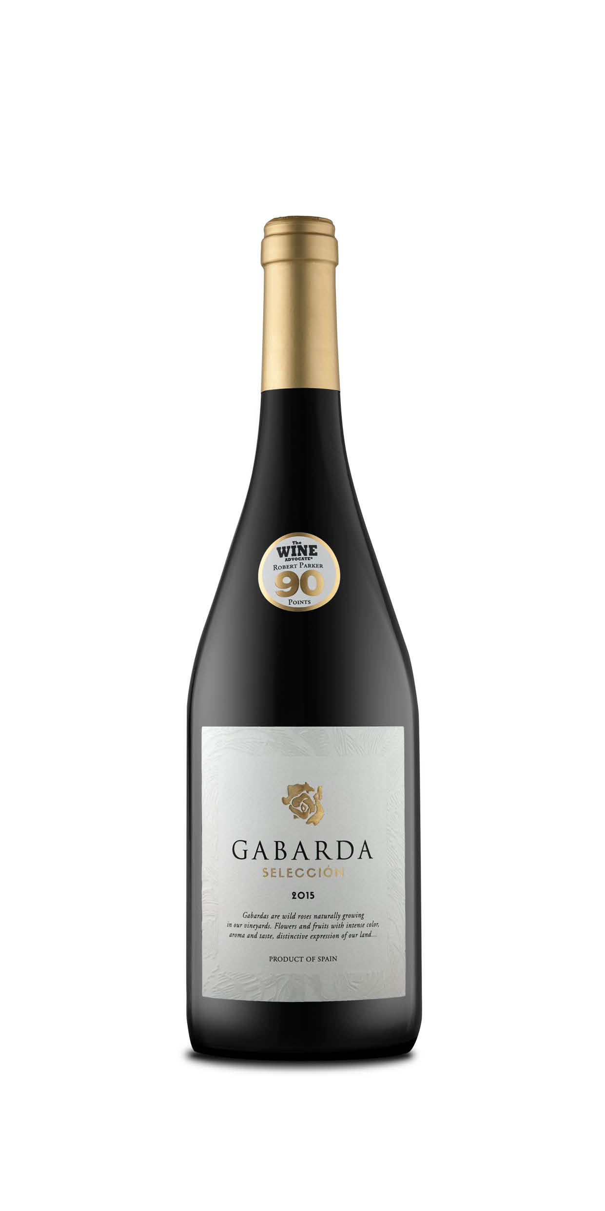 Etiqueta para el vino Gabarda Selección, diseñada por Vino de Etiqueta.